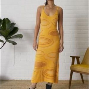 House of Sunny Hockney Dress in orange! Worn once!